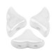 Les perles par Puca® Hélios beads Opaque white ceramic look 03000/14400